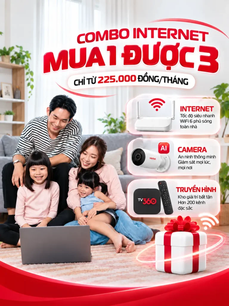 banner gia dinh wifi gia dinh su dung internet